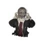Halloween zombie / nemrtvý KUNIBERT, funkce zvuk pohybu, LED diody, 67cm