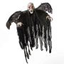 Halloween kostra ducha ALFIE s netopýřími křídly, LED diody, 85cm