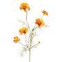 Dekorativní větvička PONGAU košík na šperky, oranžová, 70cm, Ø5-7cm