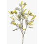 Velká umělá květina Mimosa ACARO s květy, žlutá, 110cm