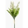 Umělý trs konvalinek LEGOL, bílý, 35cm