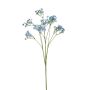 Umělá gypsophila LITAGO, modrá, 70cm, Ø1,5cm