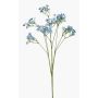Umělá gypsophila LITAGO, modrá, 70cm, Ø1,5cm