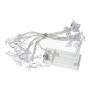 Světelná řetěz CASSATA s 10 LED soby, na baterie, 90cm