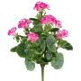 Dekorativní květ pelargonie DOLKREN, tyč, křížová dvířka, tmavě růžová, 40cm