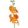 Umělá květina lilie LABRICKA, oranžovo-žlutá, 100cm, Ø9cm