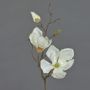 Textilní květina šácholan MALBINE, krémová, 50cm, Ø6-10cm