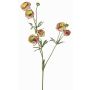 Textilní pryskyřník YARIS, zeleno-růžový, zeleno-fuchsiový, 65cm, Ø3-4,5cm
