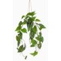 Umělý závěsný koš Philodendron Scandens URCO, dekorativní květináč, 80cm