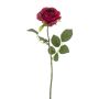 Umělá růže BRUNETTE, fuchsiová, 70 cm, Ø 11 cm