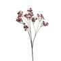Umělá gypsophila LITAGO, burgundská, 70cm, Ø1,5cm