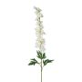 Umělá květina delphinium DREANY, bílá, 90cm