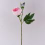 Umělá pivoňka FYRFAR, polootevřená, růžová, 60cm