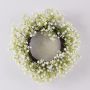 Umělý věnec z gypsophily CECILIA, krémově bílý, Ø35cm