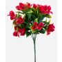 Umělá květina Bougainvillea SOLTRE na křížové tyči, červená, 30cm