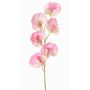 Umělá květina Lathyrus WAHNY, růžovo-bílo-zelená, 45cm, Ø5,5cm