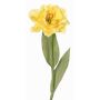 Umělý papoušek tulipán STEFANIE, žlutý, 65cm, Ø14cm