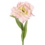 Umělý papoušek tulipán STEFANIE, světle růžový, 65cm, Ø13cm