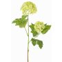 Umělá větev sněhové koule FINDALS, světle zelená, 60cm, Ø6-9cm