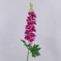 Umělá květina delfinium ZIRKAN, růžová, fuchsiová, 75cm, Ø9cm