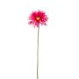 Umělá gerbera BILFON, tmavě růžová, 50cm
