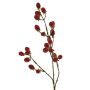 Umělá ostružinová větev URUMA s plody, červená, 90cm