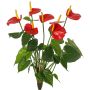 Dekorativní květina Anthurium NAKITA na tyči, červená, 50cm