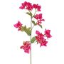 Umělá větev bougainvillea NAJEM s květy, růžová, fuchsiová, 80cm, Ø3-4,5cm