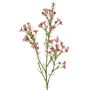 Dekorativní větev voskový květ FRINDALS, tmavě růžová, 65cm