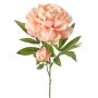 Umělá pivoňka WARDUAN, Eco Collection, lososová, 65cm, Ø15cm