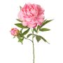 Umělá pivoňka WARDUAN, Eco Collection, růžová, 65cm, Ø15cm