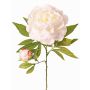 Umělá pivoňka WARDUAN, Eco Collection, bílá, 65cm, Ø15cm