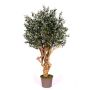Umělý olivovník COTARIO, skutečný kmen, s plody, 200 cm - vyrobeno v Itálii