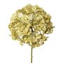 Dekorativní květina Hydrangea IGMYR, metalická zelená, 65cm