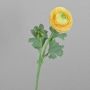 Umělý ranunculus CADISS, žlutý, 40cm