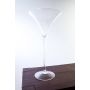 Velká koktejlová sklenice s podstavcem SACHA AIR, čirá, 50cm, Ø25cm