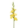 Umělá gladiola KIVANA, žlutá, 90 cm