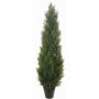 Dekorativní stromek Thuja ODINE v dekorativním květináči, křížová dvířka, zelený, 150cm