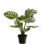 Umělý filodendron Monstera Deliciosa QUENTEA, dekorativní květináč, 60cm