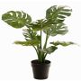 Umělý filodendron Monstera Deliciosa QUENTEA, dekorativní květináč, 60cm
