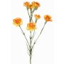 Umělá větev karafiátu PIARA, oranžovo-žlutá, 60cm, Ø3-5cm