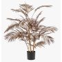 Umělá palma Areca PARADISA, metalický bronz, 105cm