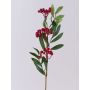 Plastová jeřabinová větvička BERNFRIEDE s plody, červená, 55cm