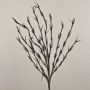 Umělá korálová větev z plastové pěny NAJIM se třpytkami, černá, 115cm