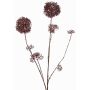 Umělá větev skimie LOBUS, tmavě červená, 90cm, Ø4-8,5cm