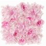 Umělá pivoňka Dahlia Hydrangea mat EVOLET, růžová, 40x40cm