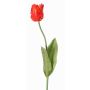Umělá květina papoušek tulipán UAKARI, červeno-oranžovo-zelená, 65cm, Ø6cm