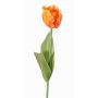 Umělá květina papoušek tulipán UAKARI, oranžovo-žlutá, 65cm, Ø6cm
