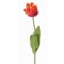 Umělá květina papoušek tulipán UAKARI, červeno-růžovo-oranžovo-zelená, červeno-fuchsiovo-oranžovo-zelená, 65cm, Ø6cm