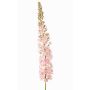 Plastová prošívaná svíčka SELINA, světle růžová, 130cm, Ø9cm